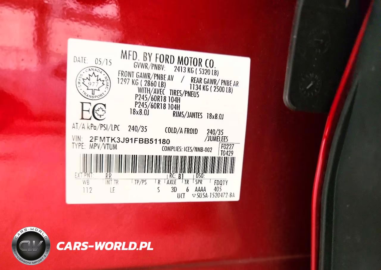 2015 Ford Edge Sel VIN:2FMTK3J91FBB51180 - 13