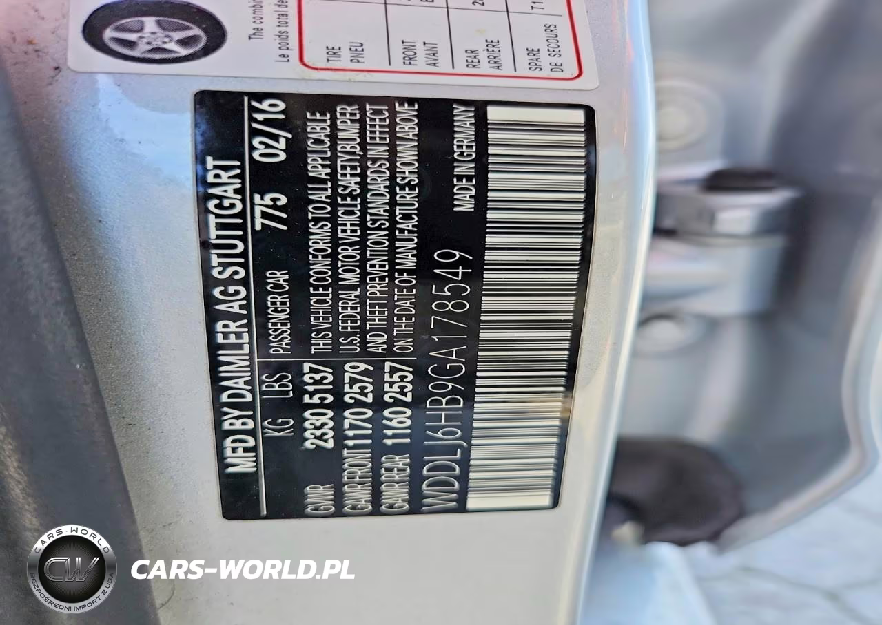 MERCEDES-BENZ CLS 400 4M VIN:WDDLJ6HB9GA178549 - 12