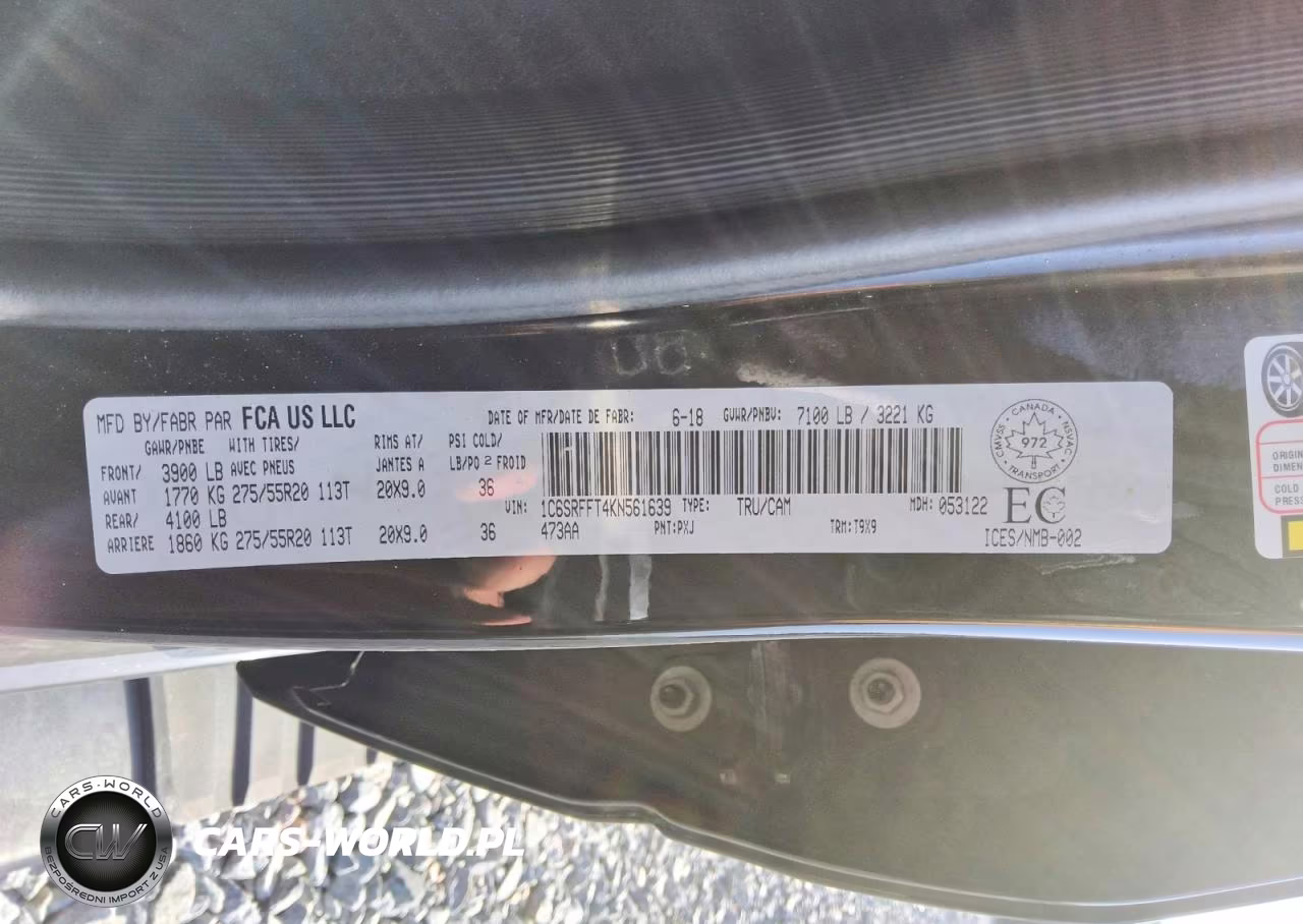 2019 Ram 1500 Big Horn VIN:1C6SRFFT4KN561639 - 12