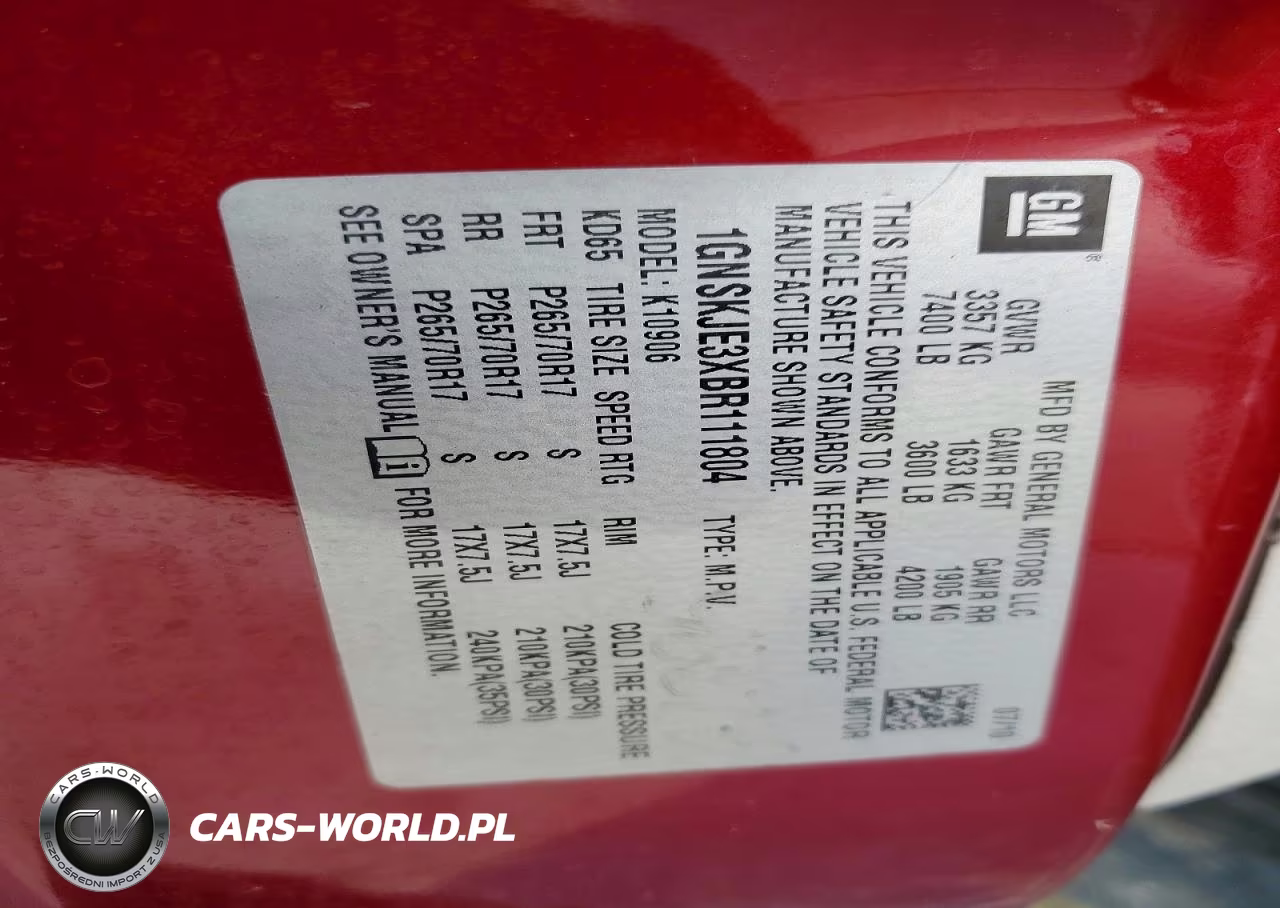 2011 Chevrolet Suburban K1500 Lt VIN:1GNSKJE3XBR111804 - 13