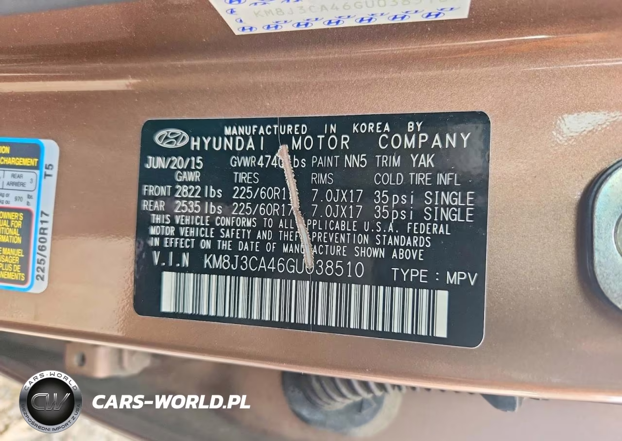 2016 Hyundai Tucson Se VIN:KM8J3CA46GU038510 - 13