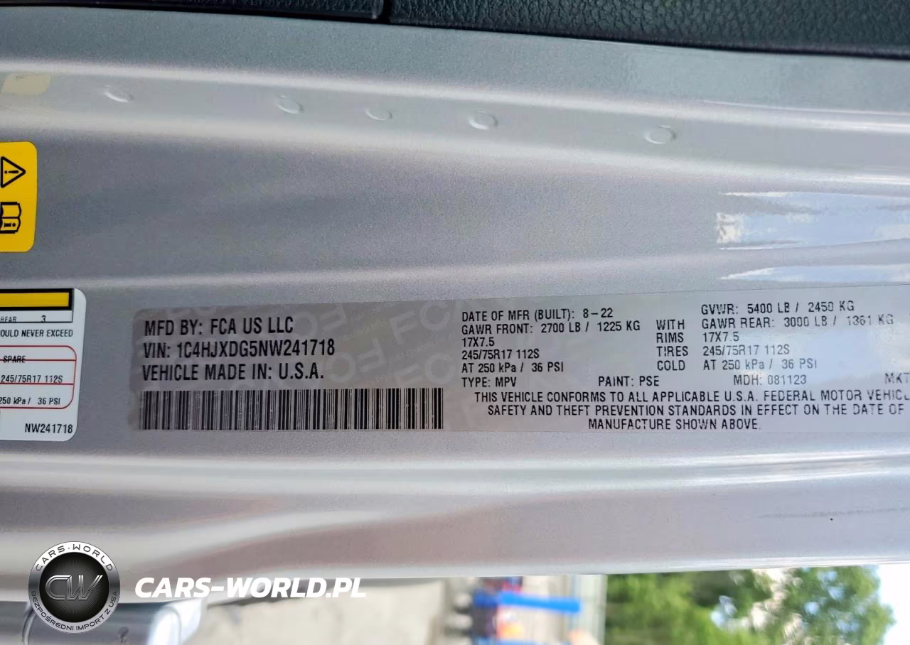 2022 Jeep Wrangler Unlimited Sport VIN:1C4HJXDG5NW241718 - 13