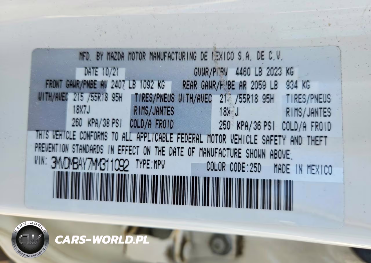 2021 Mazda Cx-30 VIN:3MVDMBAY7MM311092 - 13