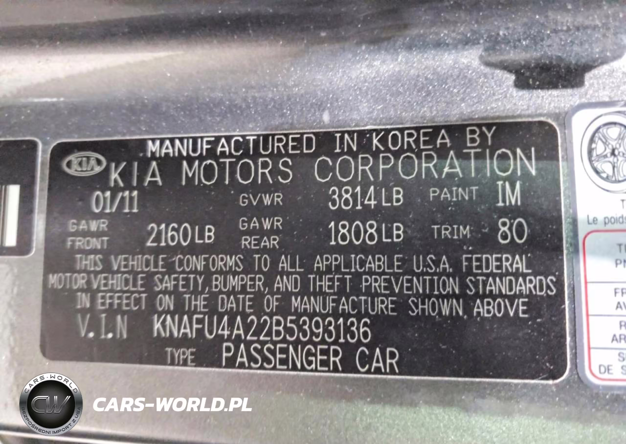 2011 Kia Forte Ex VIN:KNAFU4A22B5393136 - 12