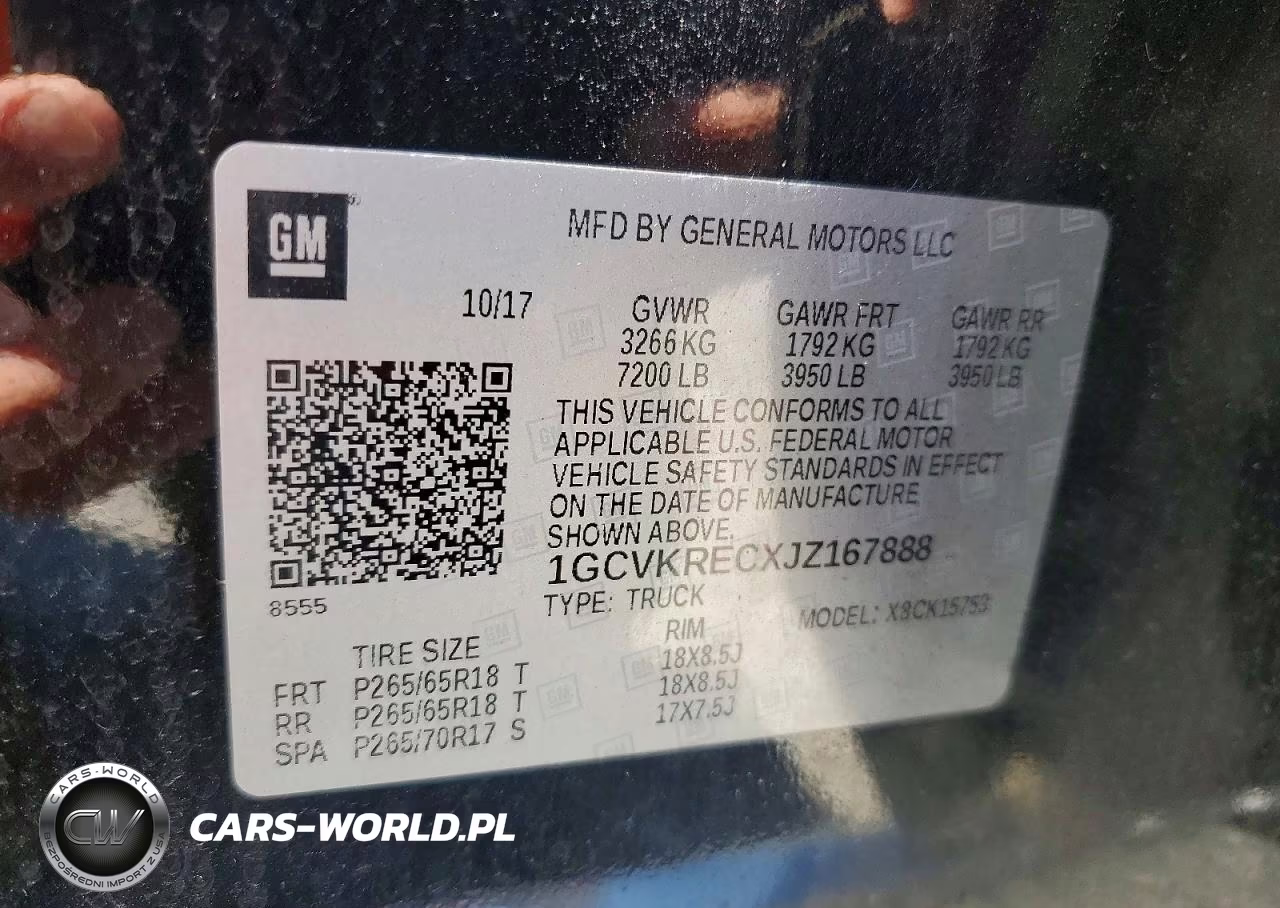 2018 Chevrolet Silverado K1500 Lt VIN:1GCVKRECXJZ167888 - 13