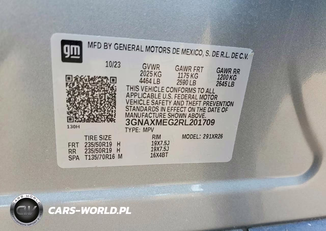 2024 Chevrolet Equinox Rs VIN:3GNAXMEG2RL201709 - 12