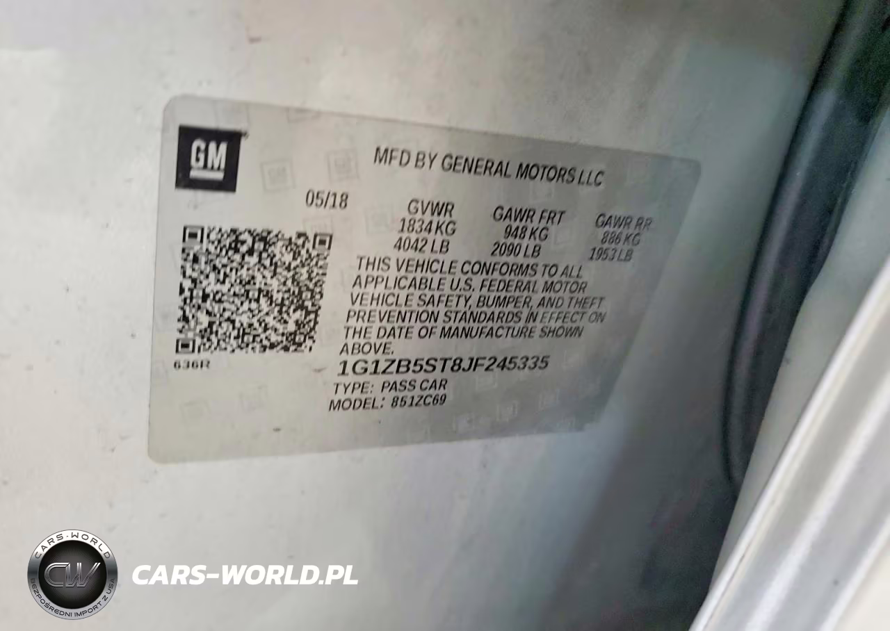 2018 Chevrolet Malibu Ls VIN:1G1ZB5ST8JF245335 - 12