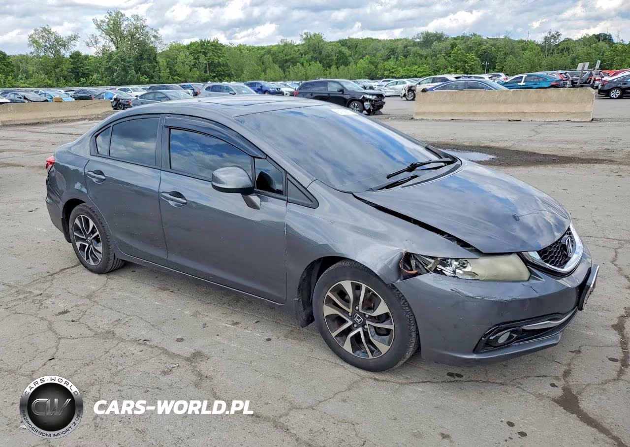 2013 Honda Civic Exl VIN:2HGFB2F9XDH551013 - 4