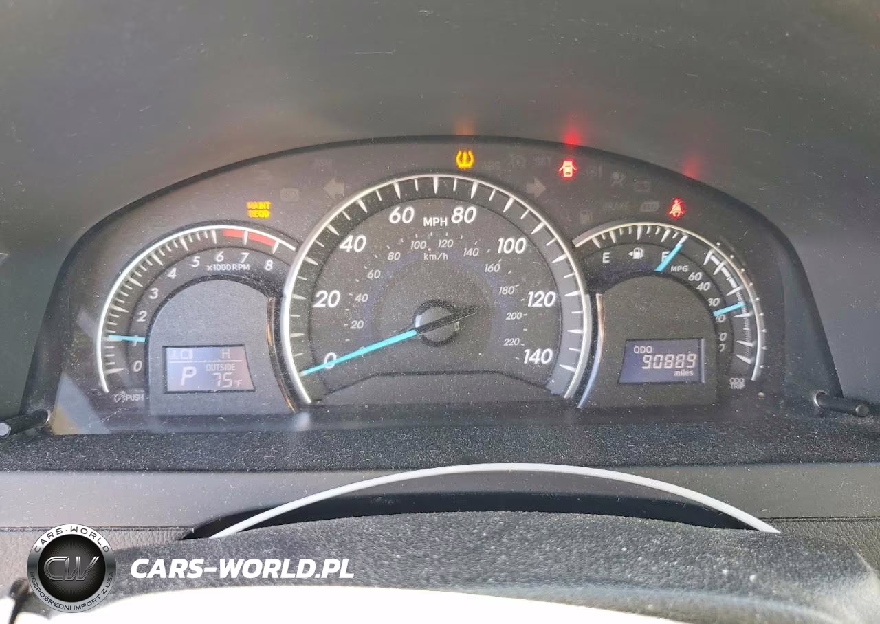 2012 Toyota Camry Xle V6 VIN:4T1BK1FK3CU518355 - 9
