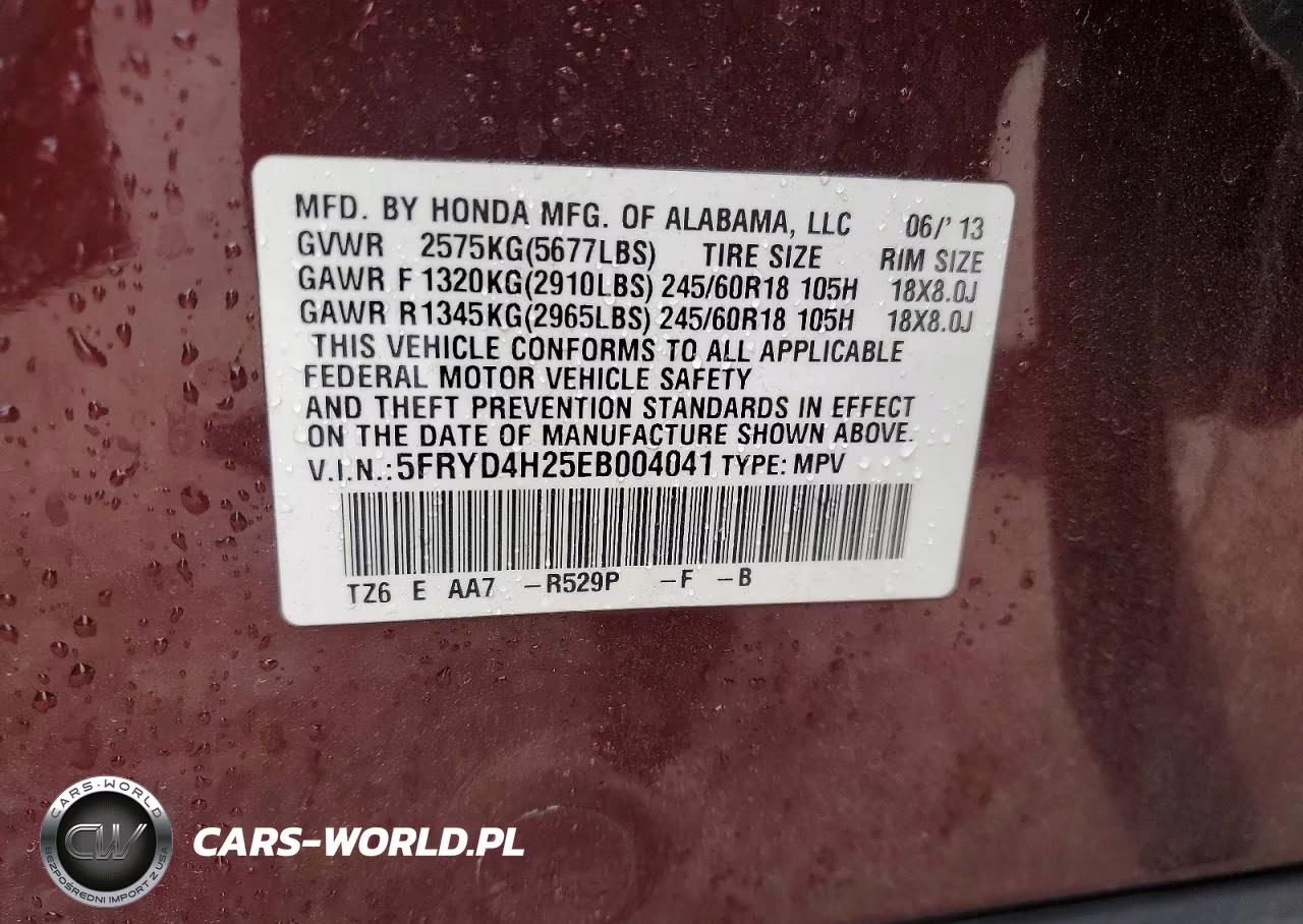 2014 Acura Mdx VIN:5FRYD4H25EB004041 - 13