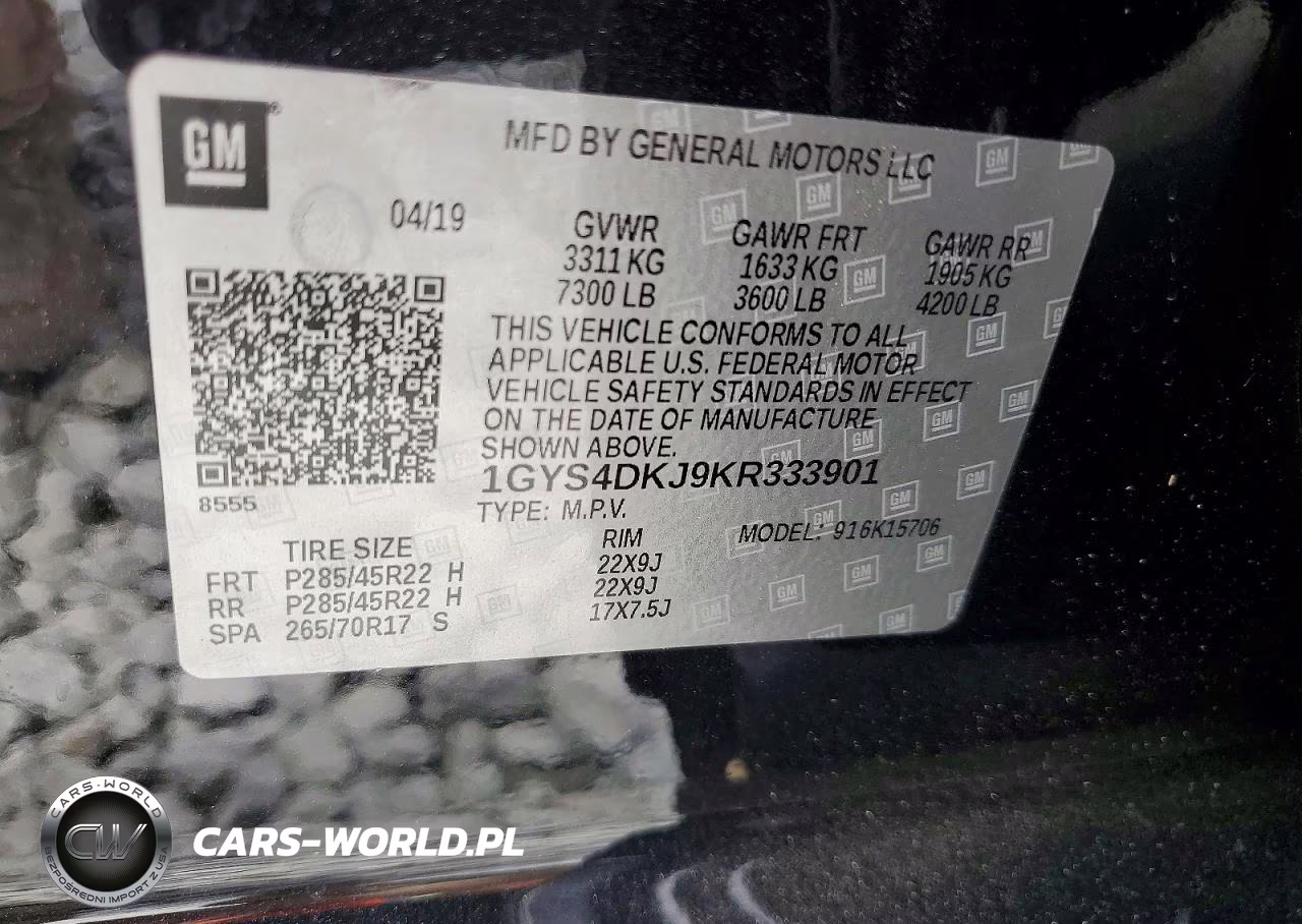 2019 Cadillac Escalade Platinum VIN:1GYS4DKJ9KR333901 - 13