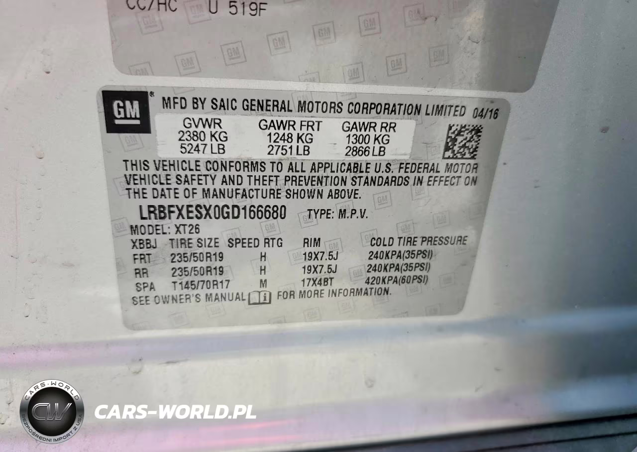 2016 Buick Envision Premium VIN:LRBFXESX0GD166680 - 13