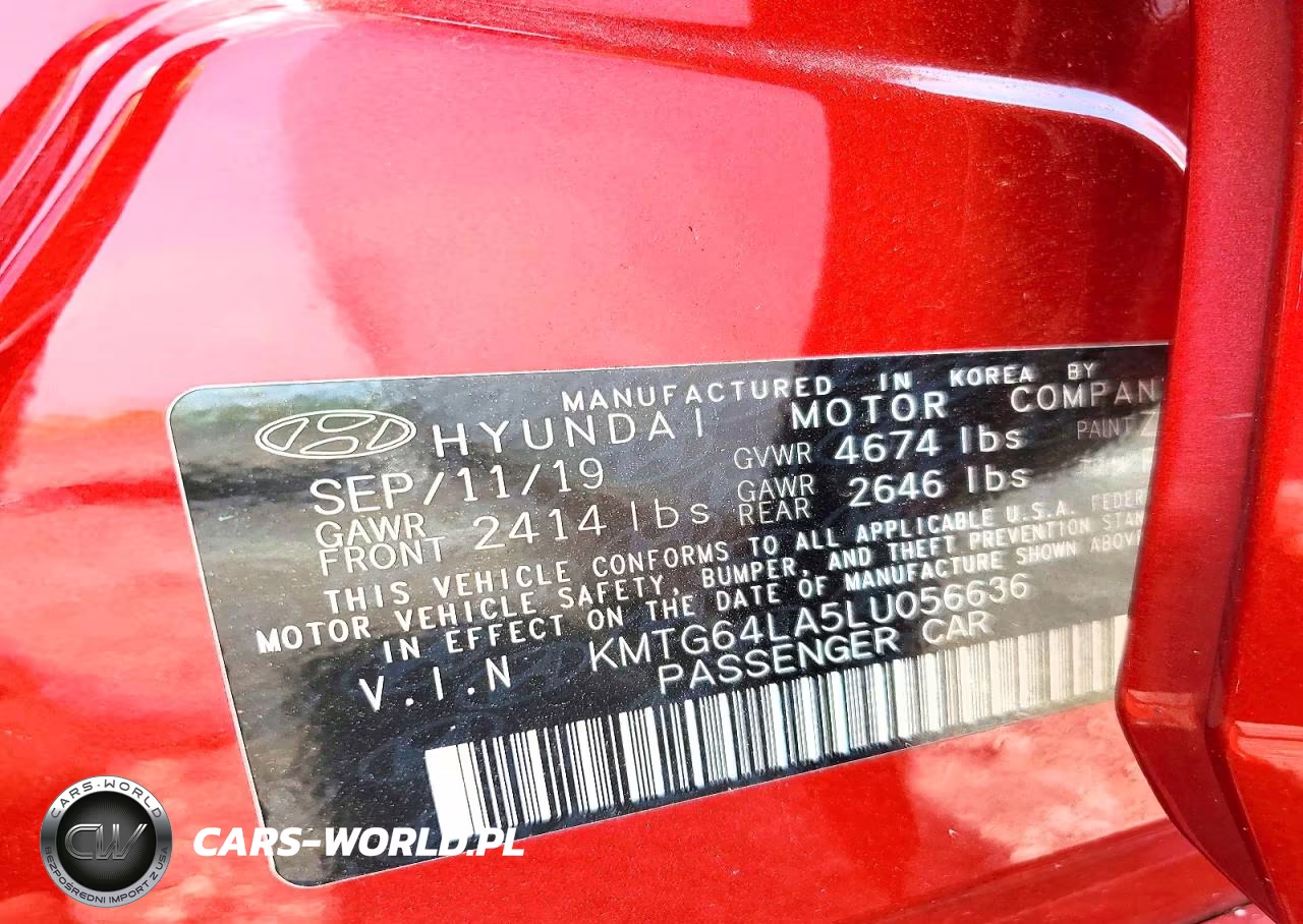 2020 Genesis G70 2.0T VIN:KMTG64LA5LU056636 - 12