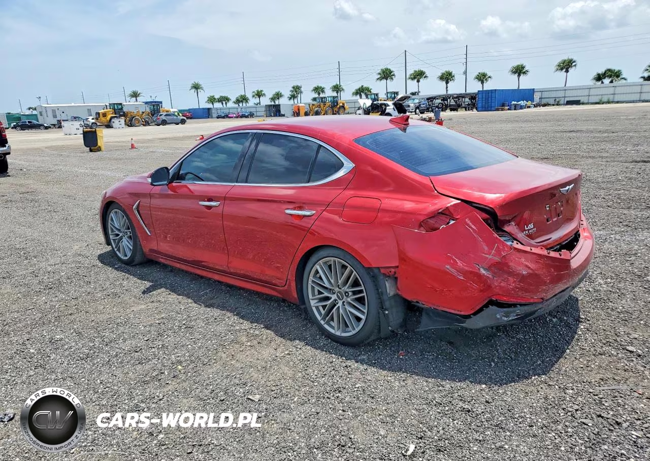 2020 Genesis G70 2.0T VIN:KMTG64LA5LU056636 - 2