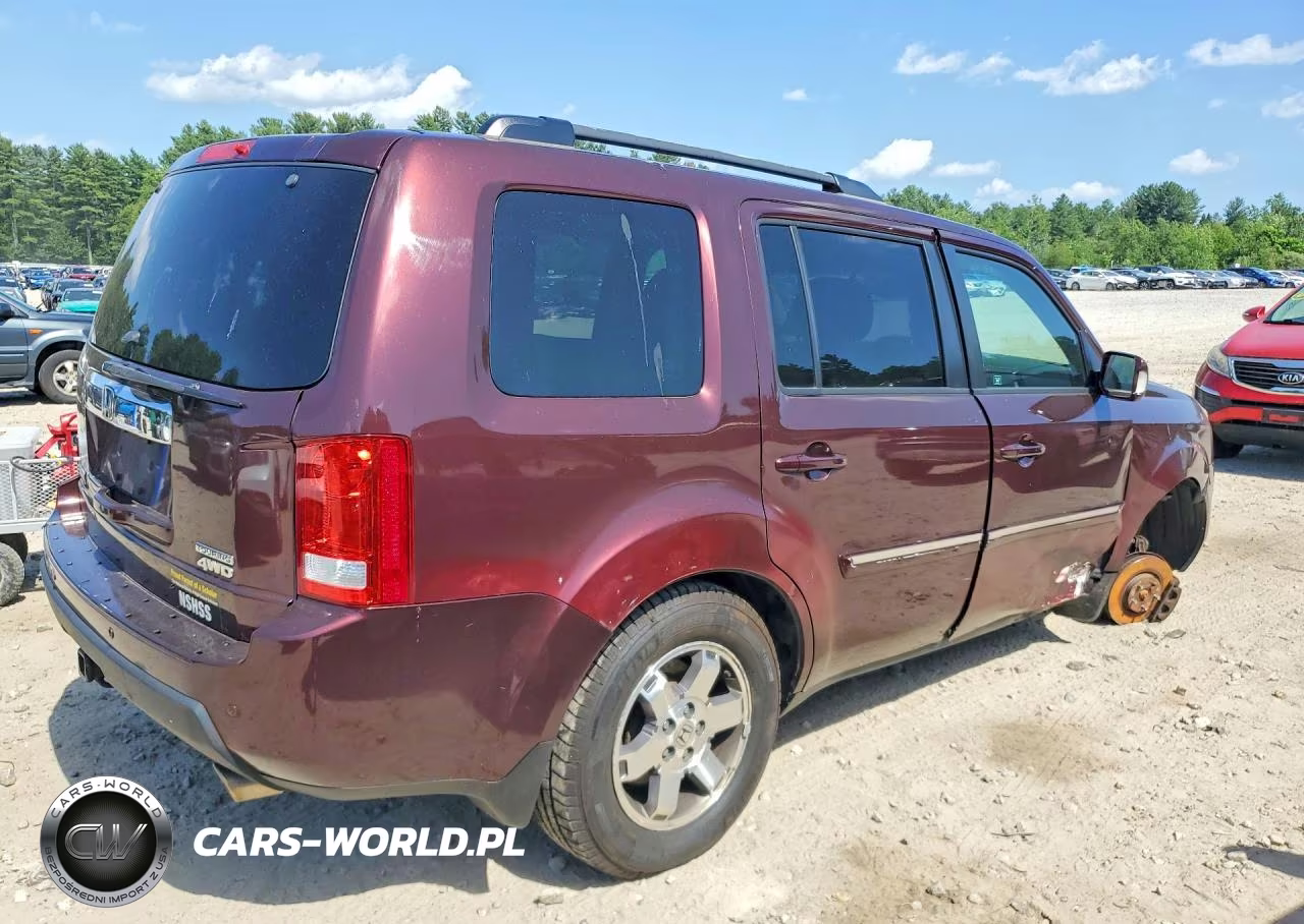 2011 Honda Pilot Touring VIN:5FNYF4H94BB087465 - 3