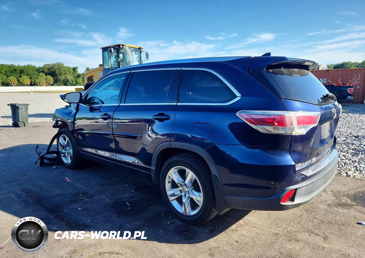 2014 Toyota Highlander Limited VIN:5TDDKRFH8ES034916 - 2