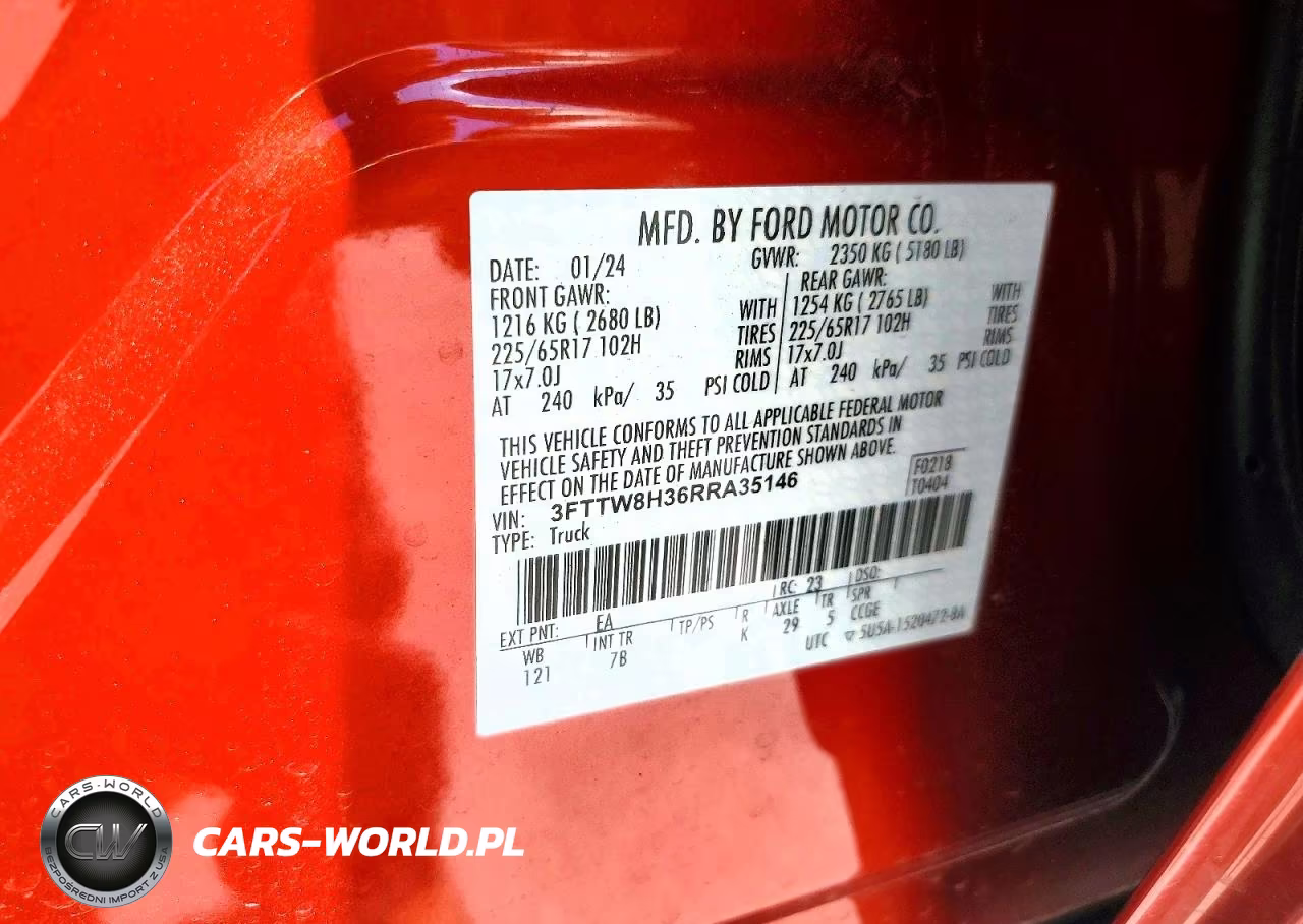 2024 Ford Maverick Xlt VIN:3FTTW8H36RRA35146 - 13