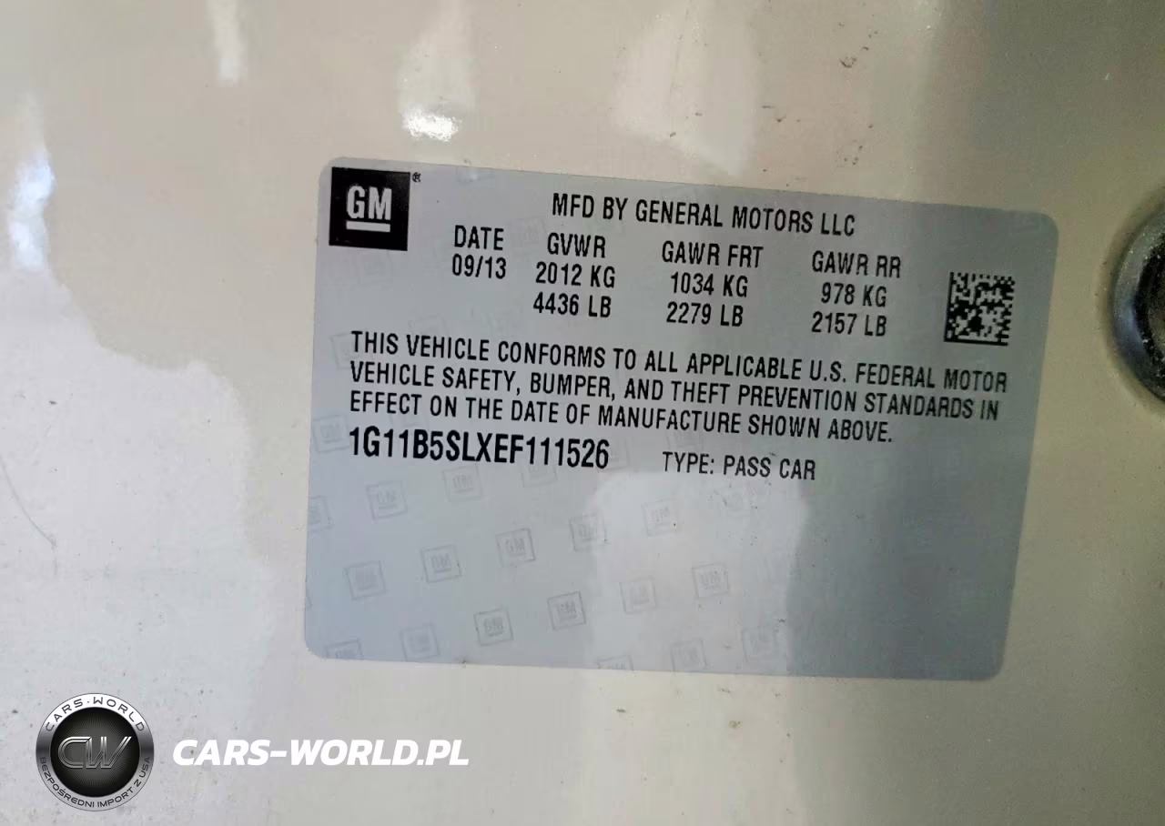 2014 Chevrolet Malibu Ls VIN:1G11B5SLXEF111526 - 12