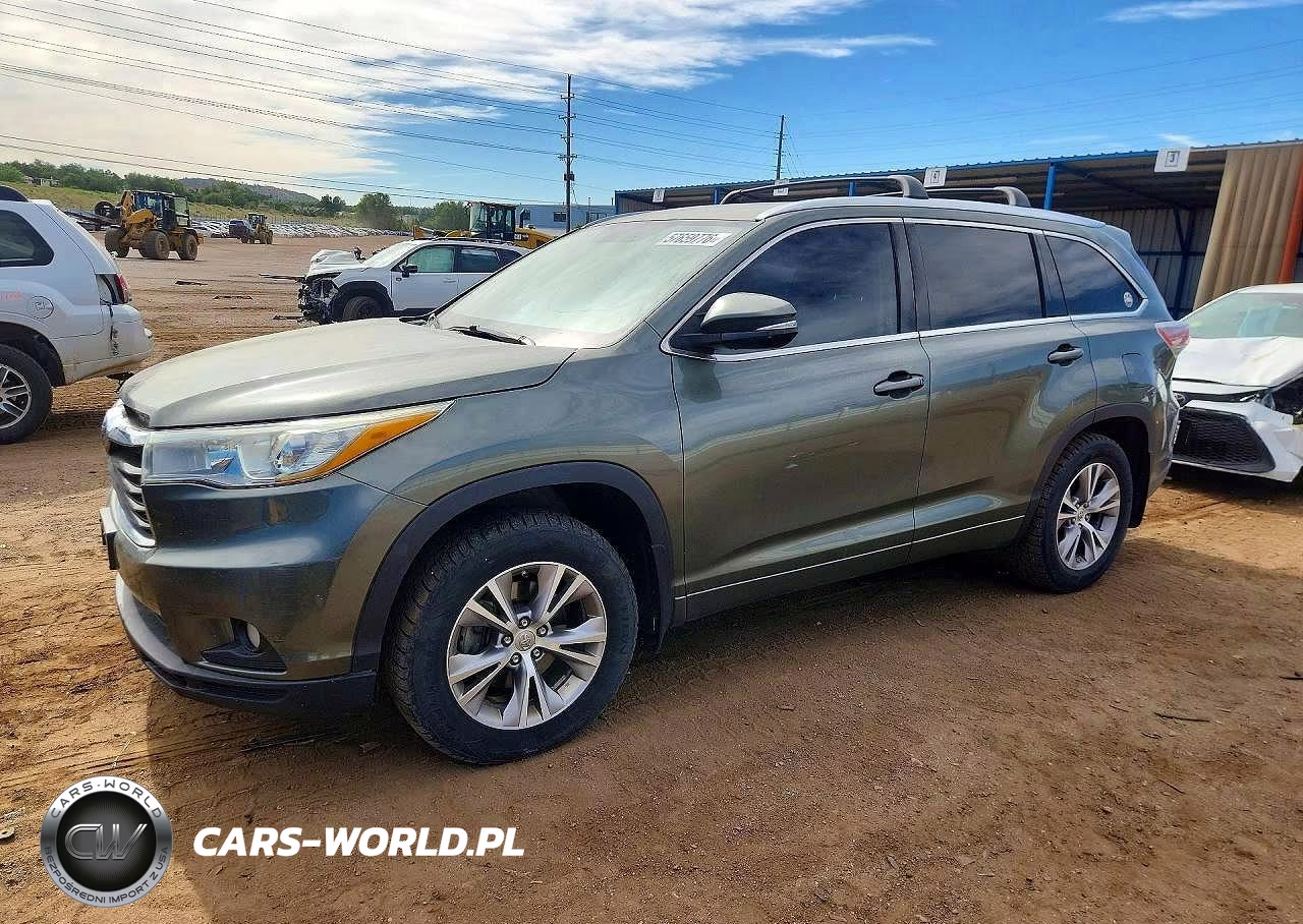 2015 Toyota Highlander Xle – zdjęcie 1 z 13