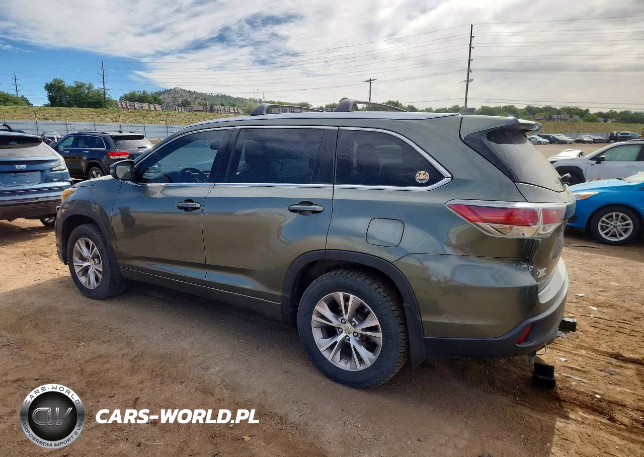 2015 Toyota Highlander Xle VIN:5TDJKRFHXFS152079 - 2