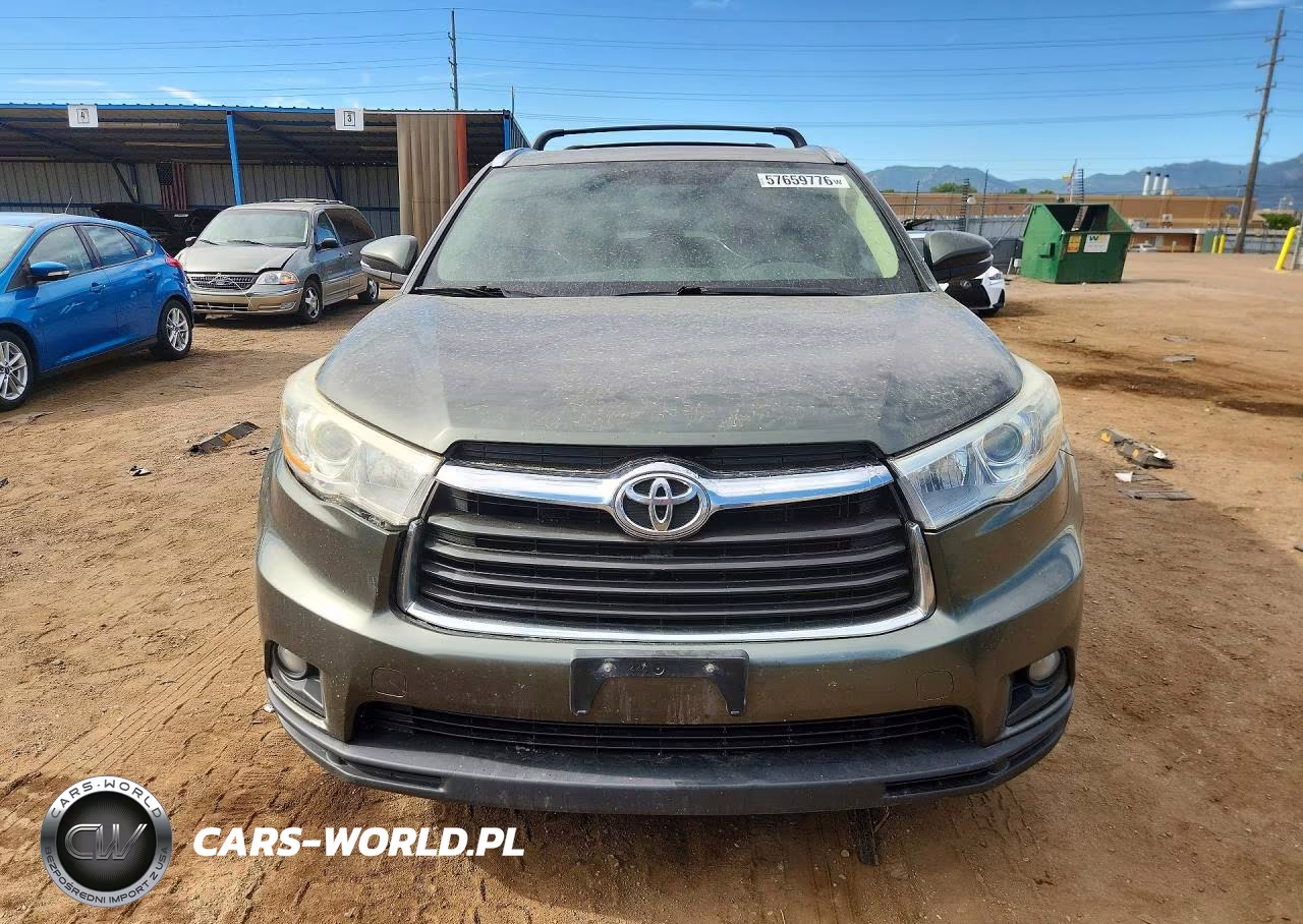 2015 Toyota Highlander Xle VIN:5TDJKRFHXFS152079 - 5