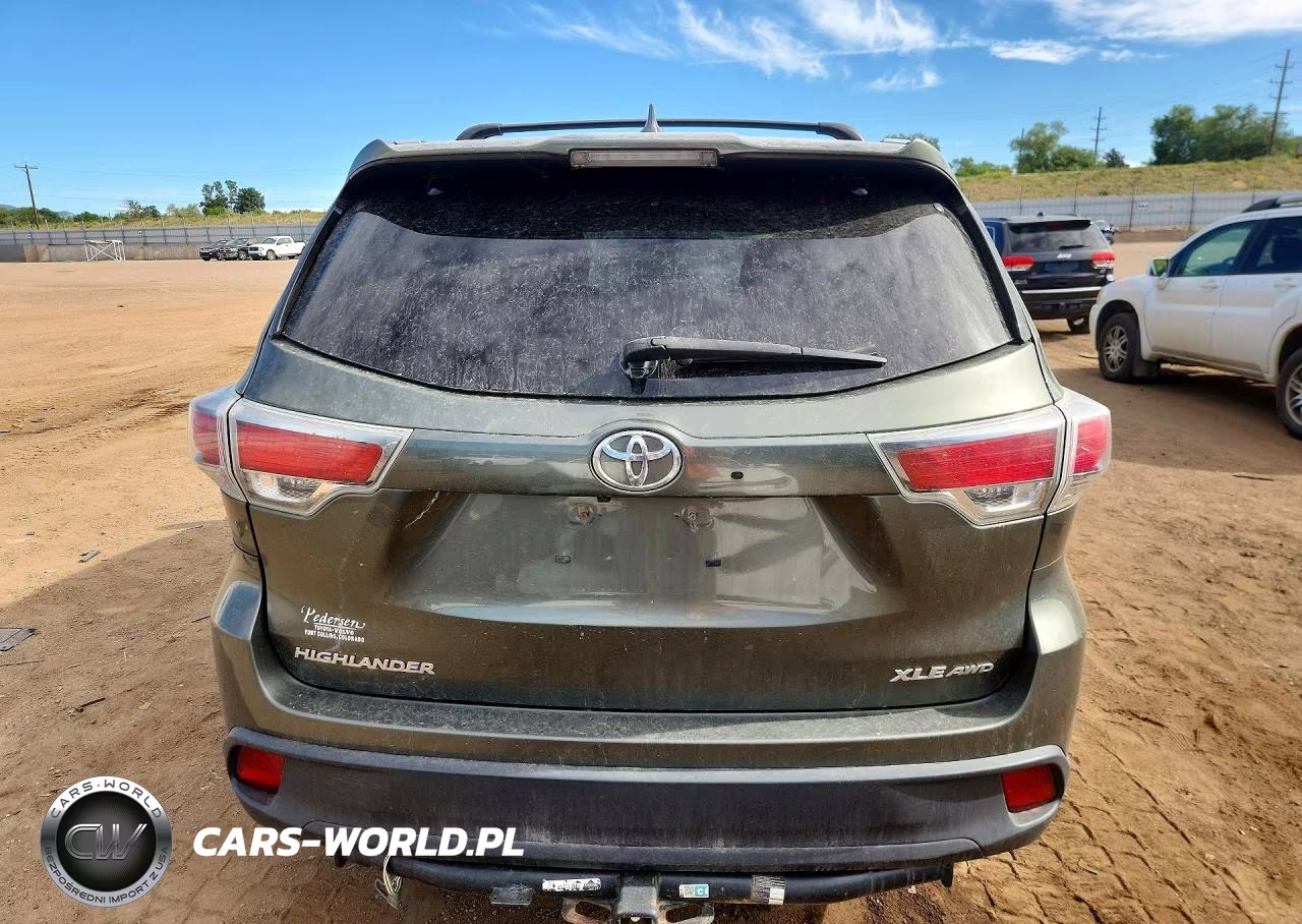 2015 Toyota Highlander Xle VIN:5TDJKRFHXFS152079 - 6