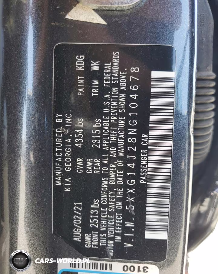 2022 Kia K5 Lxs VIN:5XXG14J28NG104678 - 12