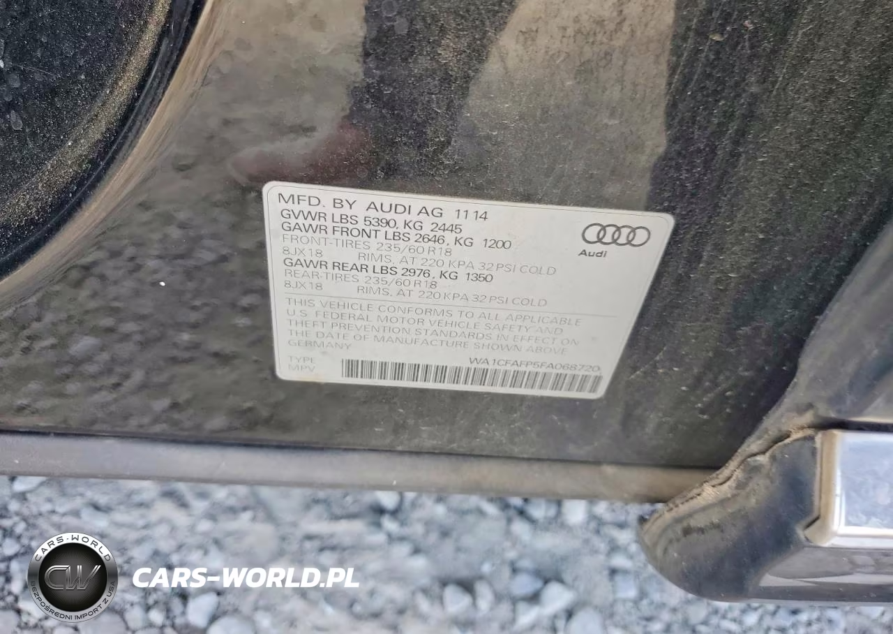 2015 Audi Q5 Premium VIN:WA1CFAFP5FA068720 - 13