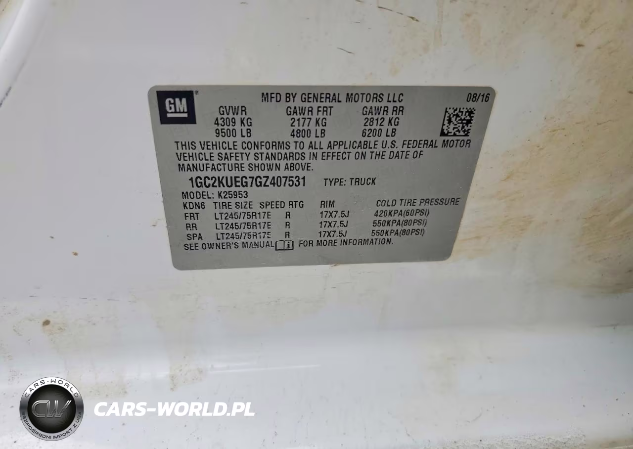 2016 Chevrolet Silverado K2500 Heavy Duty VIN:1GC2KUEG7GZ407531 - 12