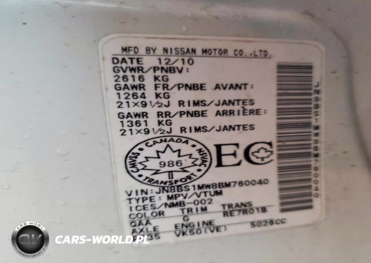 2011 Infiniti Fx50 Base VIN:JN8BS1MW8BM760040 - 13