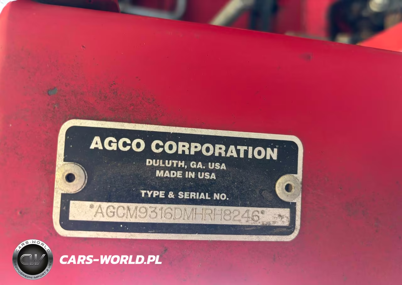 2021 Agco 9316D - Sickle Mower VIN:AGCM9316DMHRH8246 - 2