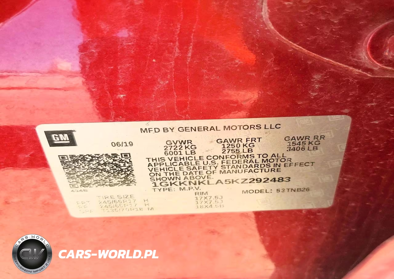 2019 GMC Acadia Sle VIN:1GKKNKLA5KZ292483 - 13
