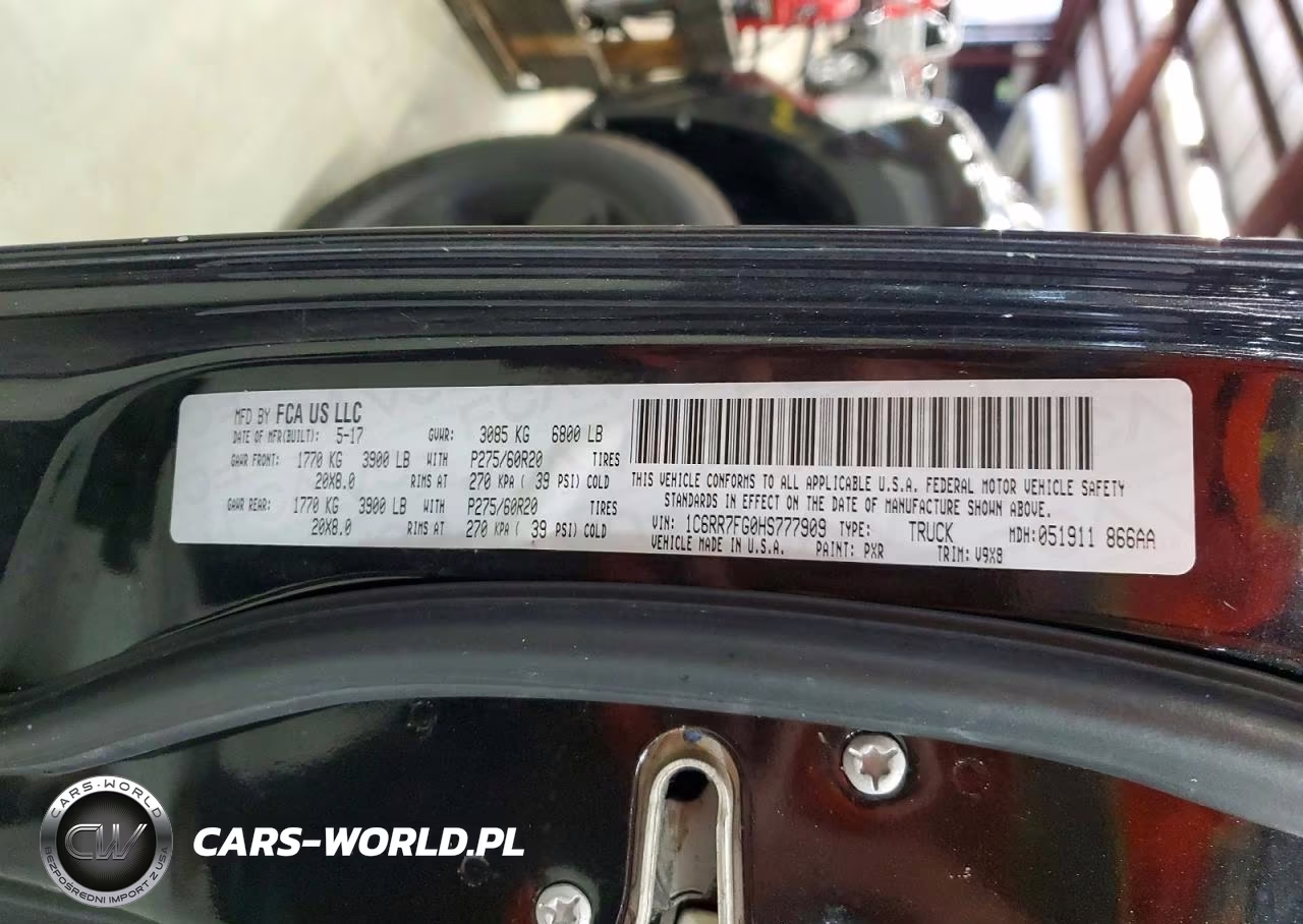 2017 Ram 1500 St VIN:1C6RR7FG0HS777909 - 12