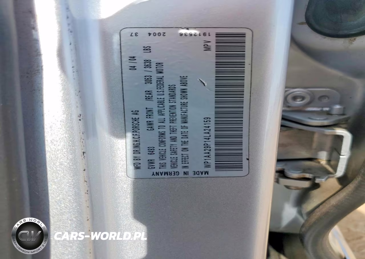 2004 Porsche Cayenne VIN:WP1AA29P14LA24159 - 13