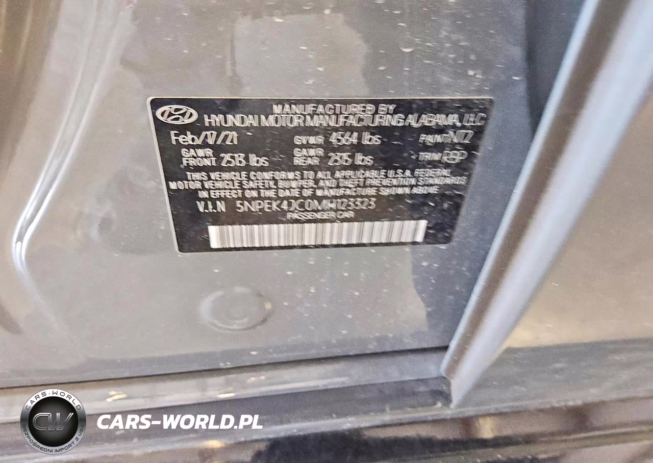 2021 Hyundai Sonata N Line VIN:5NPEK4JC0MH123323 - 12