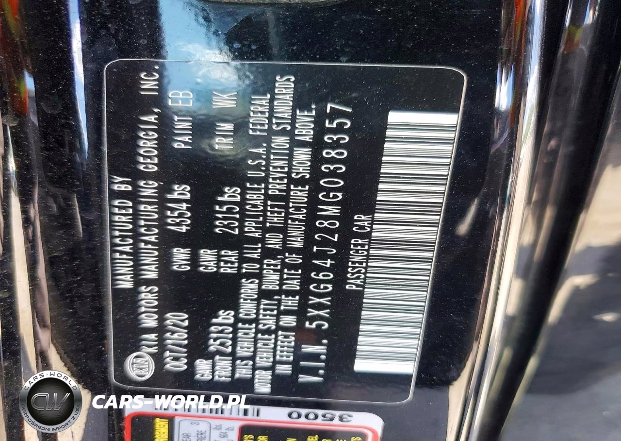 2021 Kia K5 Gt Line VIN:5XXG64J28MG038357 - 12