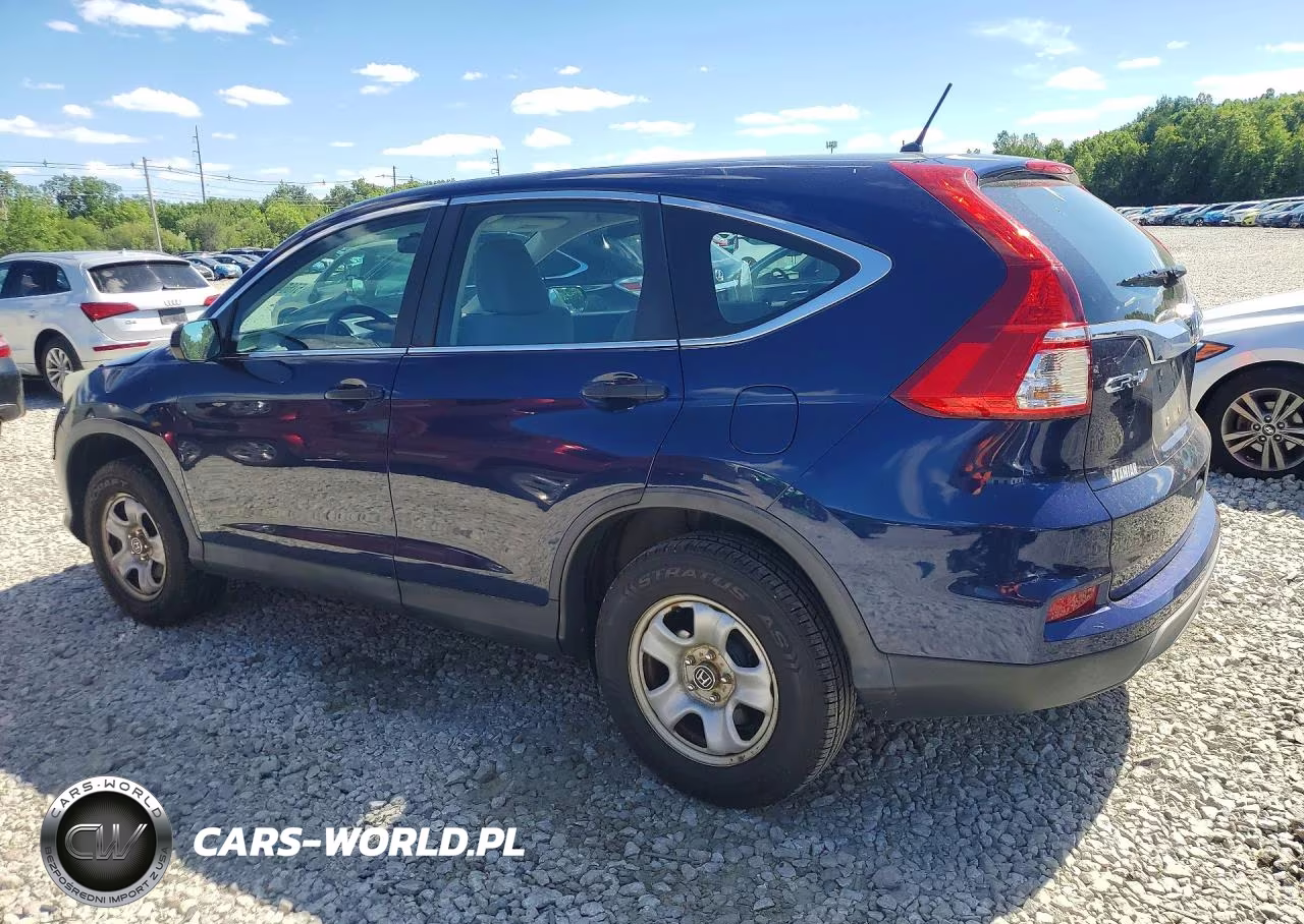 2015 Honda Cr-V Lx VIN:5J6RM4H3XFL124568 - 2