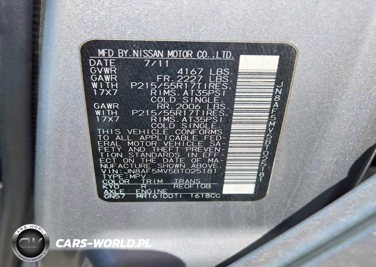 2011 Nissan Juke S VIN:JN8AF5MV5BT025181 - 13