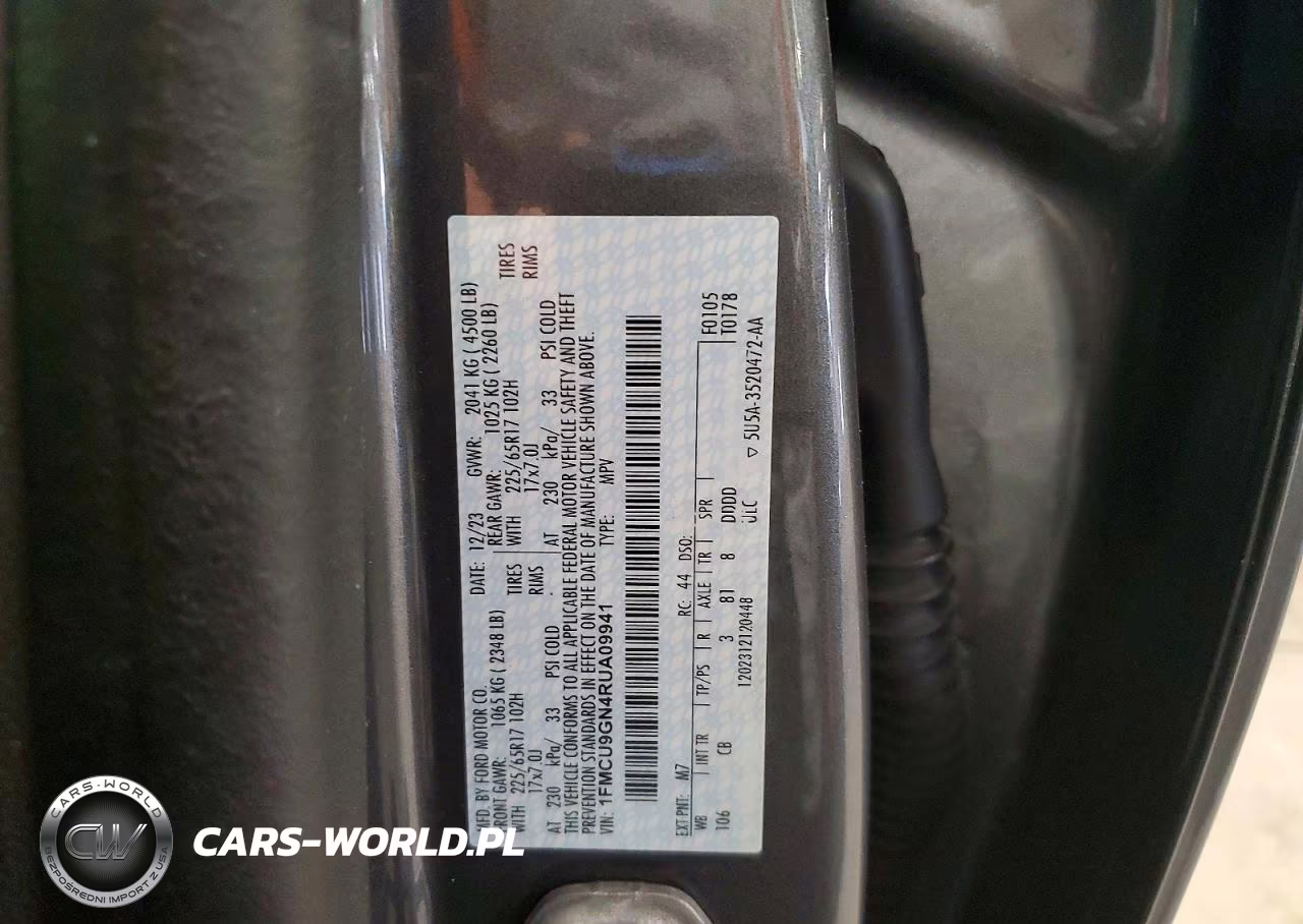 2024 Ford Escape Active VIN:1FMCU9GN4RUA09941 - 13