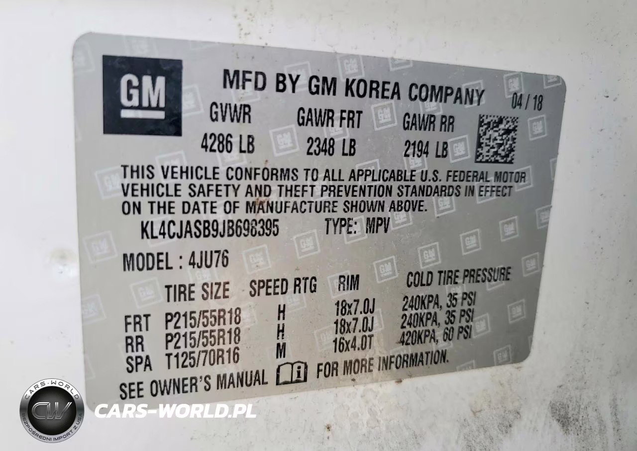 2018 Buick Encore Preferred VIN:KL4CJASB9JB698395 - 13