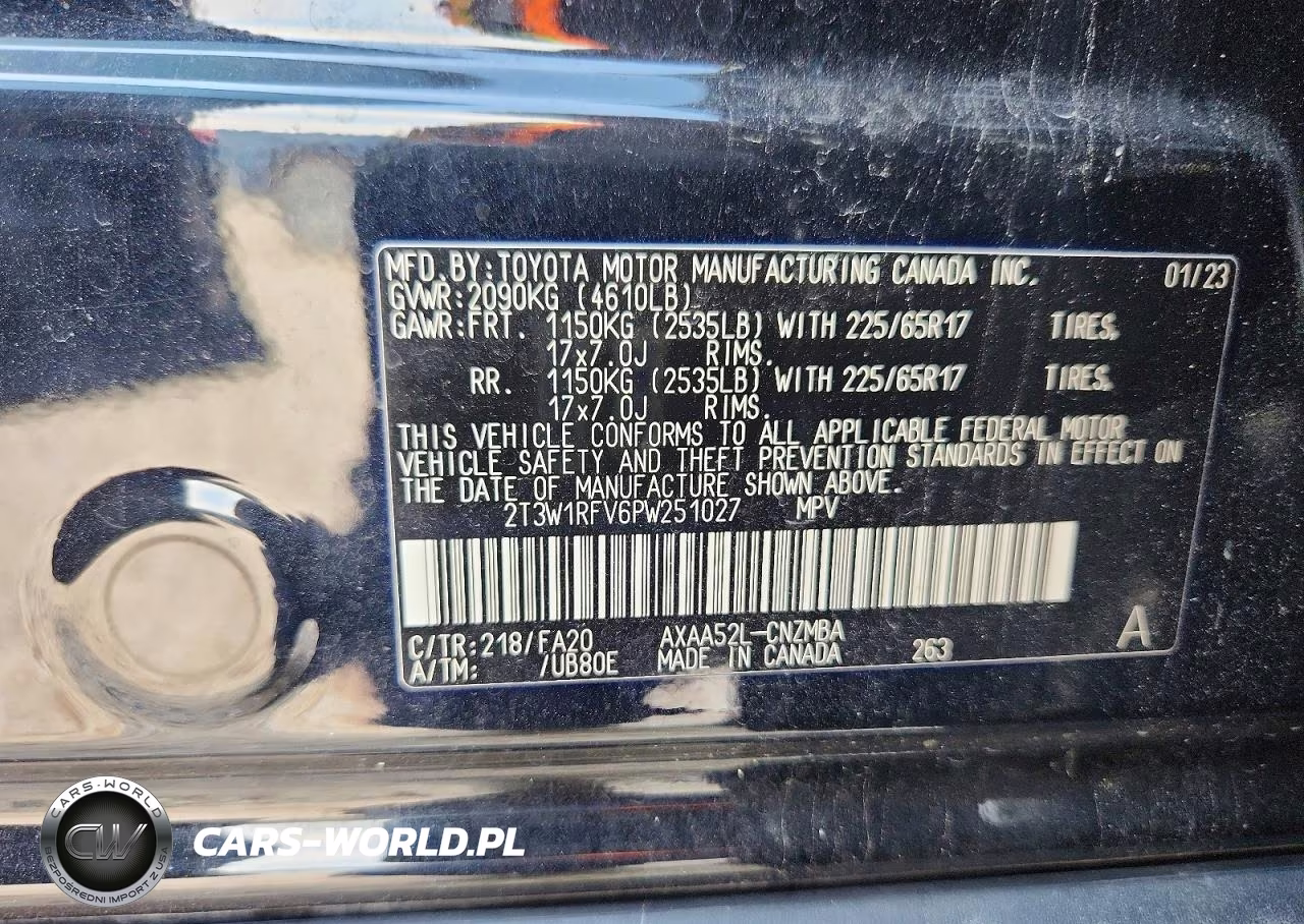 2023 Toyota Rav4 Xle VIN:2T3W1RFV6PW251027 - 14