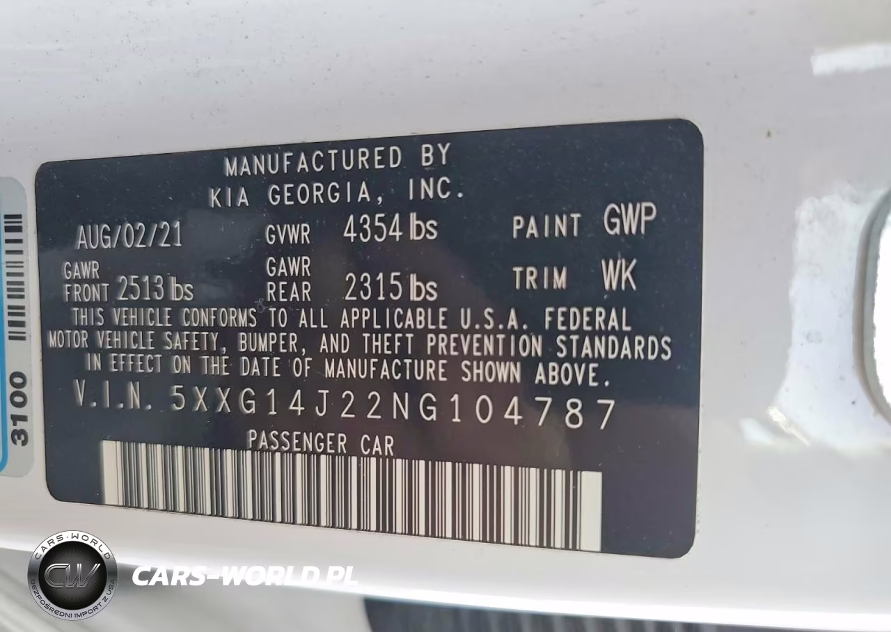2022 Kia K5 Lxs VIN:5XXG14J22NG104787 - 13