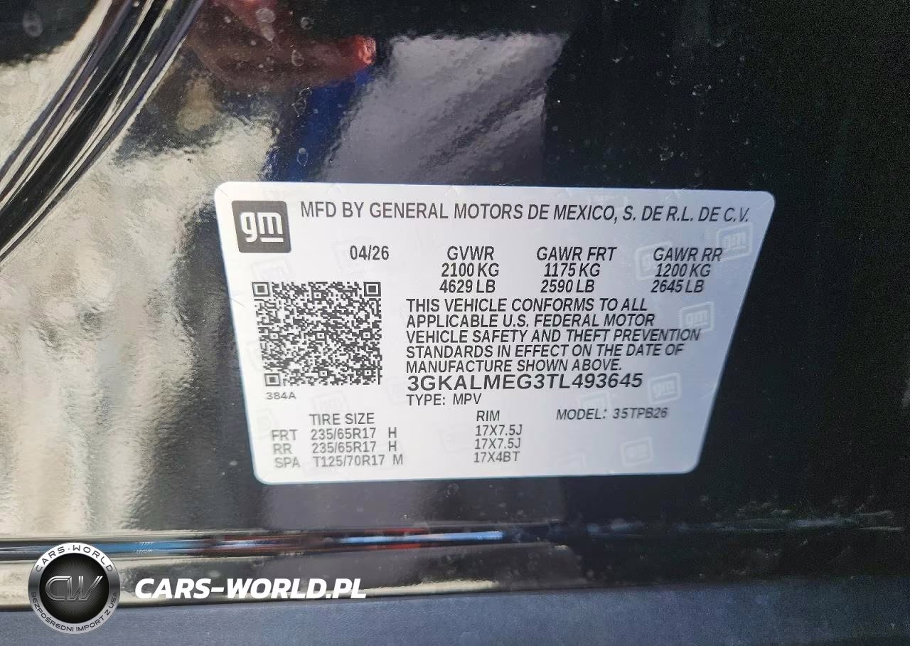 2026 GMC Terrain Elevation VIN:3GKALMEG3TL493645 - 13