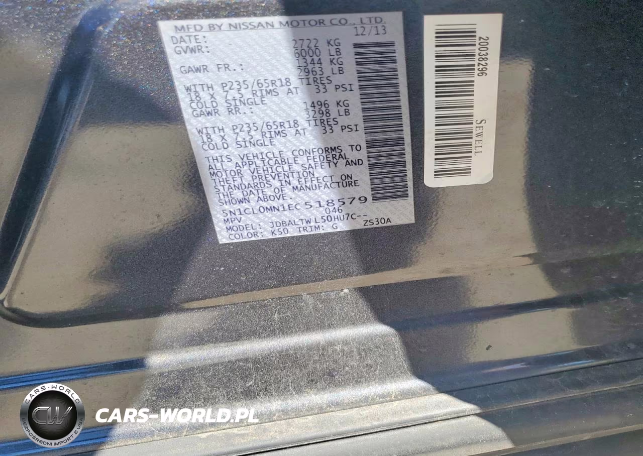 2014 Infiniti Qx60 Hybrid VIN:5N1CL0MN1EC518579 - 13