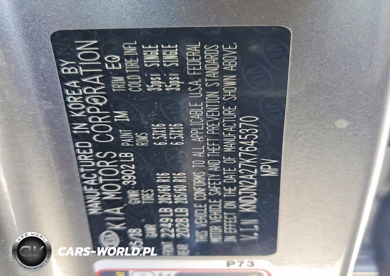 2019 Kia Soul Base VIN:KNDJN2A27K7645370 - 13