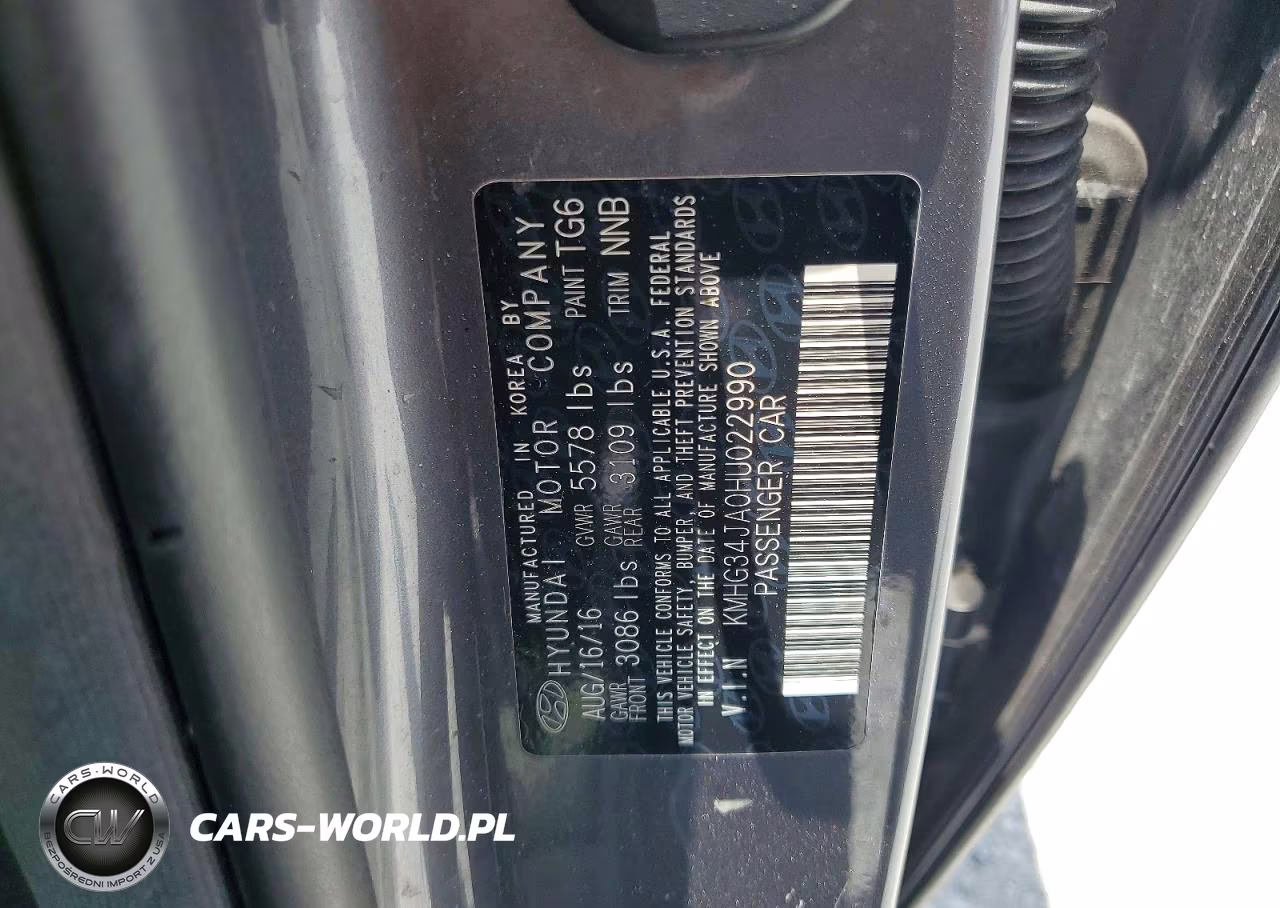 2017 Genesis G90 Premium VIN:KMHG34JA0HU022990 - 12