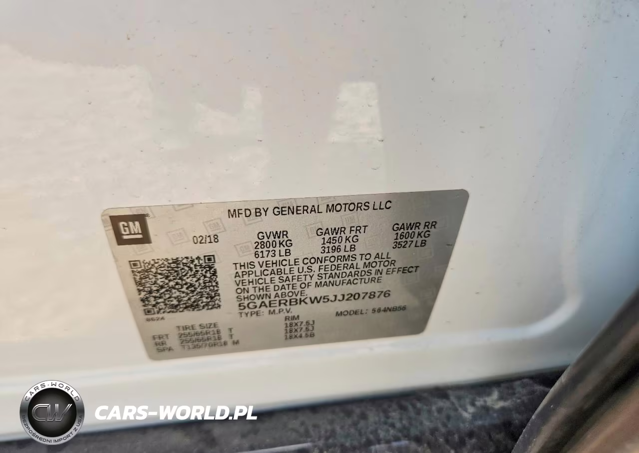 2018 Buic Enclave Essence VIN:5GAERBKW5JJ207876 - 13