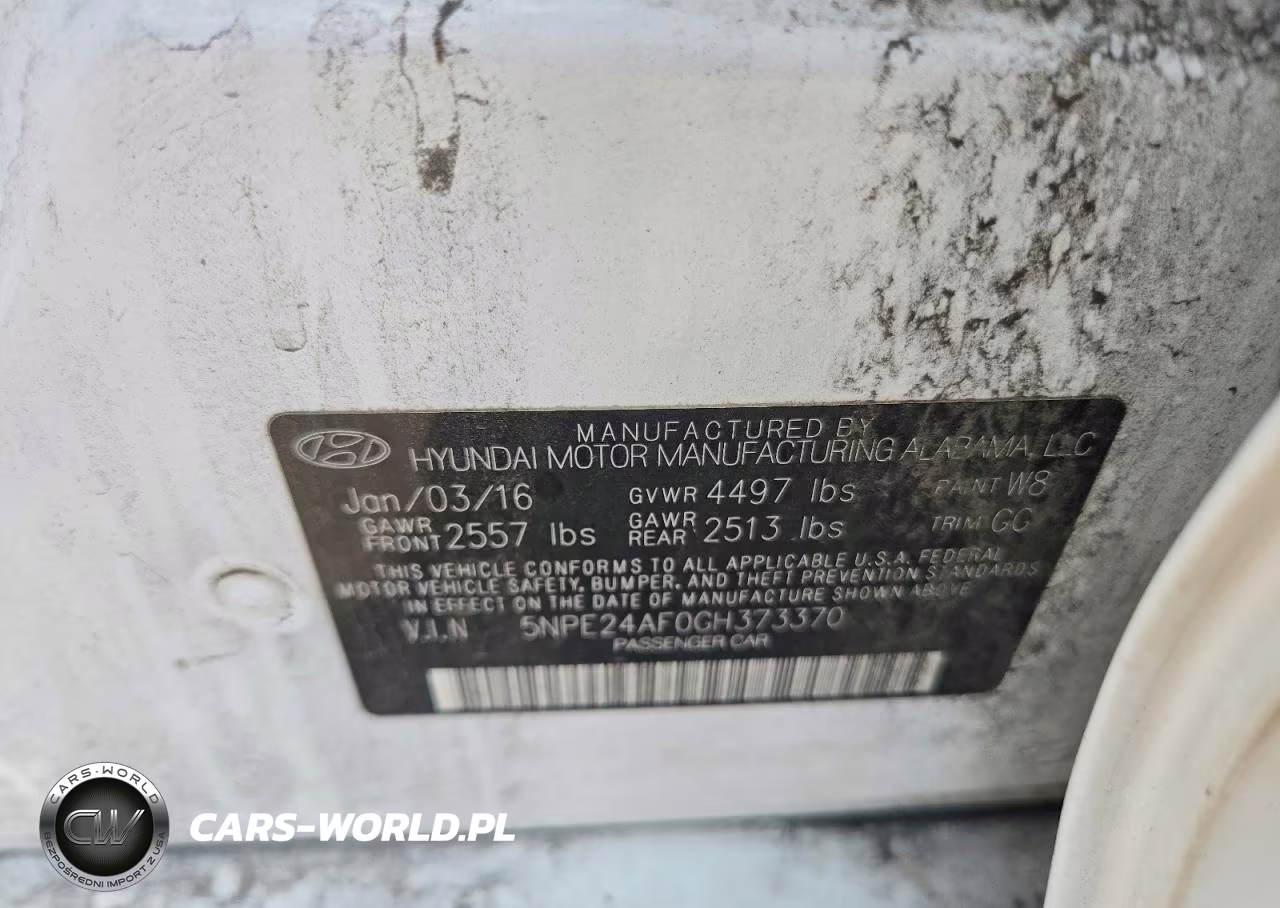 2016 Hyundai Sonata Se VIN:5NPE24AF0GH373370 - 12