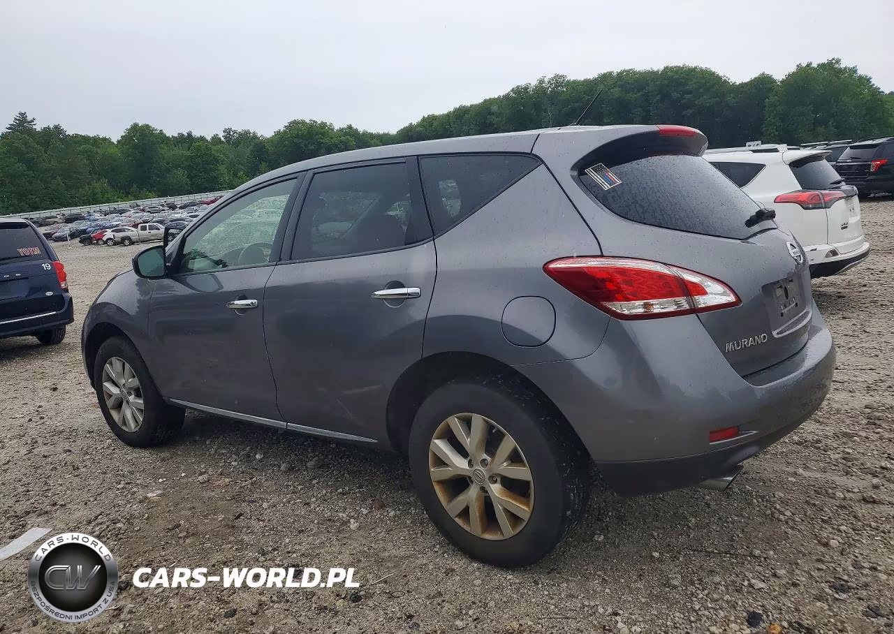 2013 Nissan Murano S VIN:JN8AZ1MW6DW318775 - 2