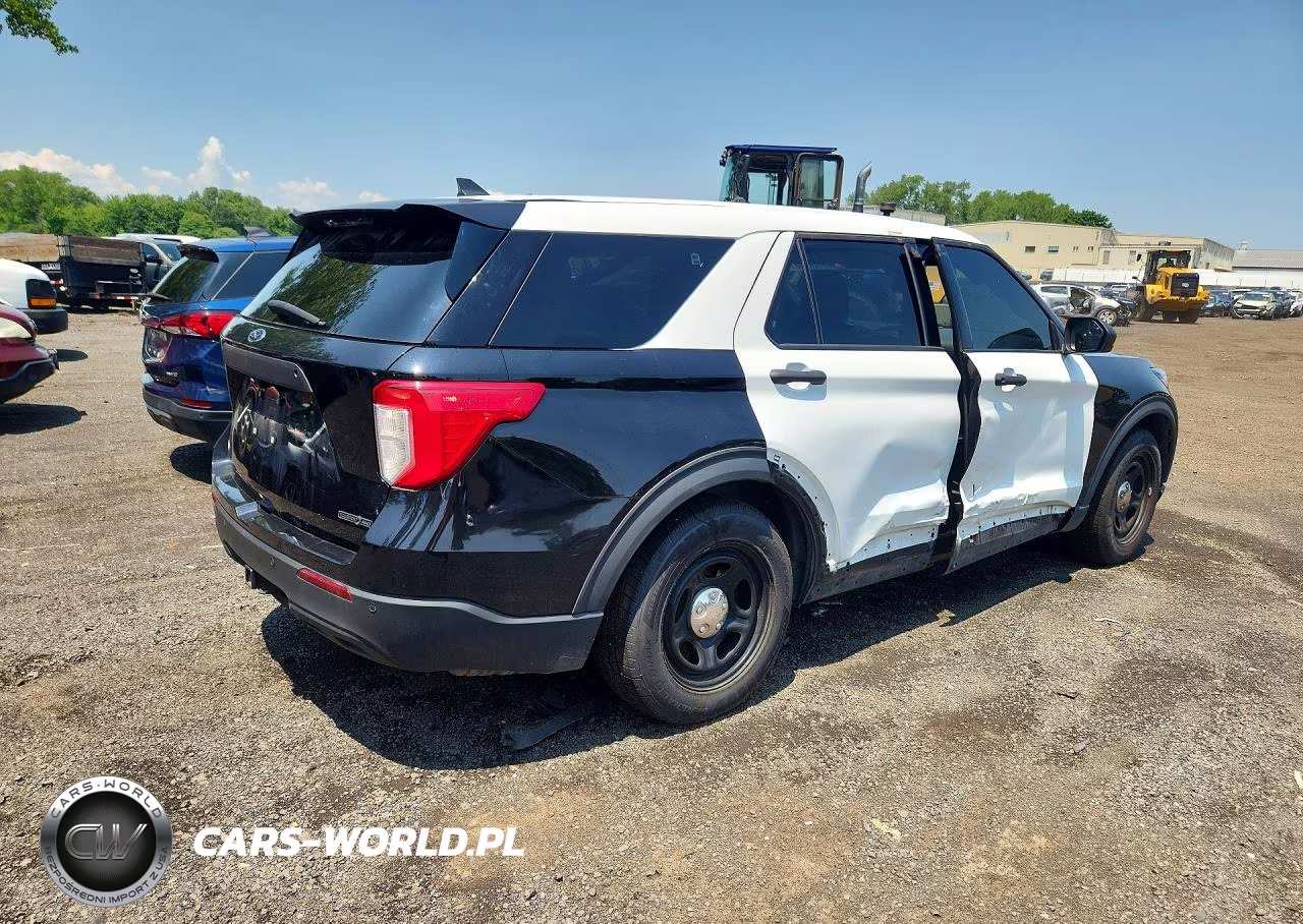 2021 Ford Explorer Police Interceptor VIN:1FM5K8AC4MNA08582 - 3